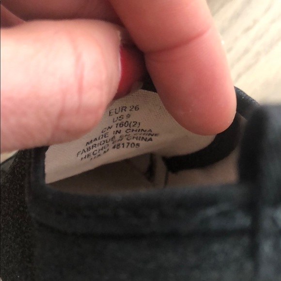 H&M Black glitter sneakers elastic lace US 9 - Picture 6 of 6